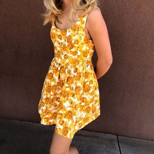 Yellow Floral Sundress